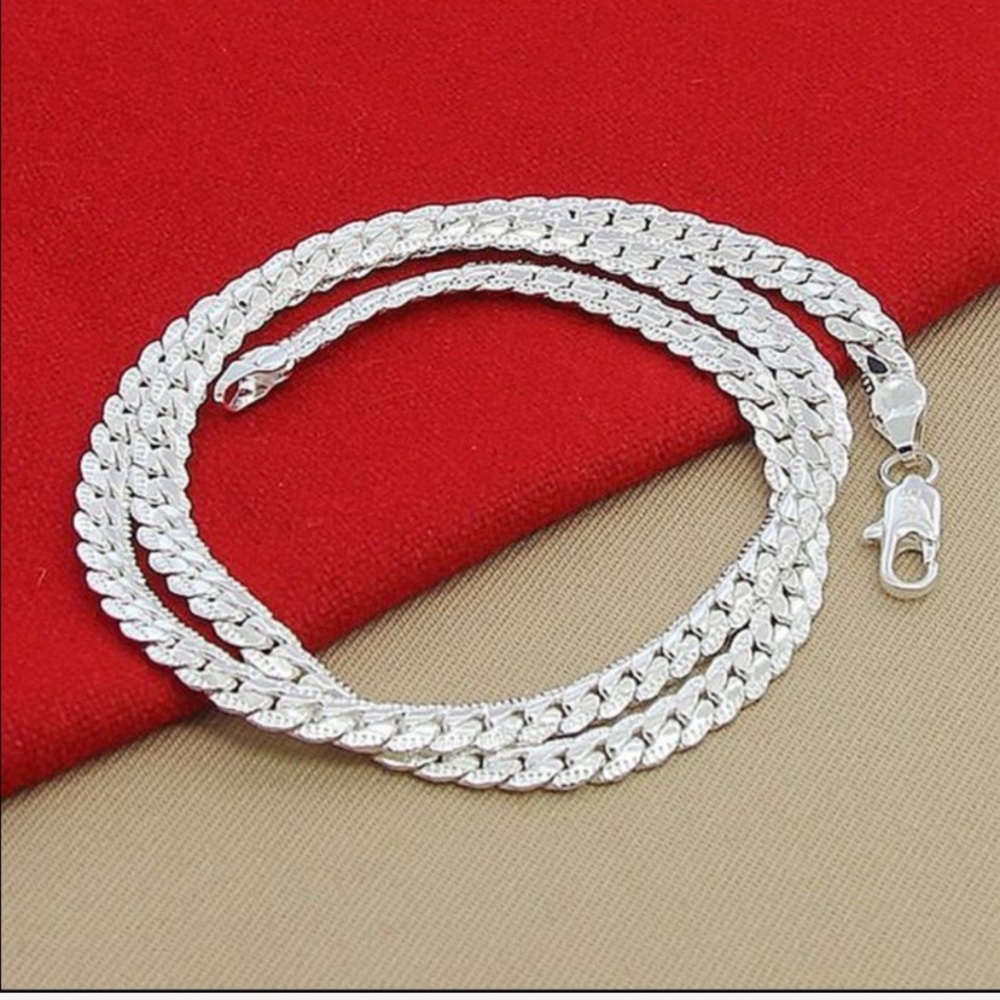Silver Plated snake necklace/chain - Picture 4 of 8